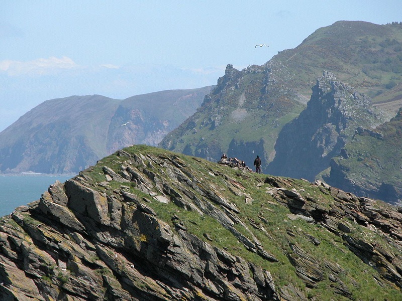 The Exmoor coastline near Lynton and Lynmouth