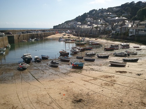 Village Mousehole in Cornwall