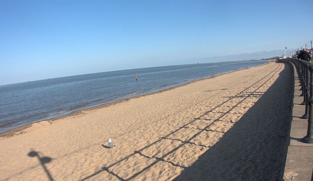 Cleethorpes beach sand