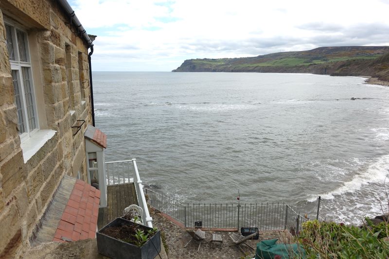 Robin Hood’s Bay- Yorkshire Coast-view-to-sea