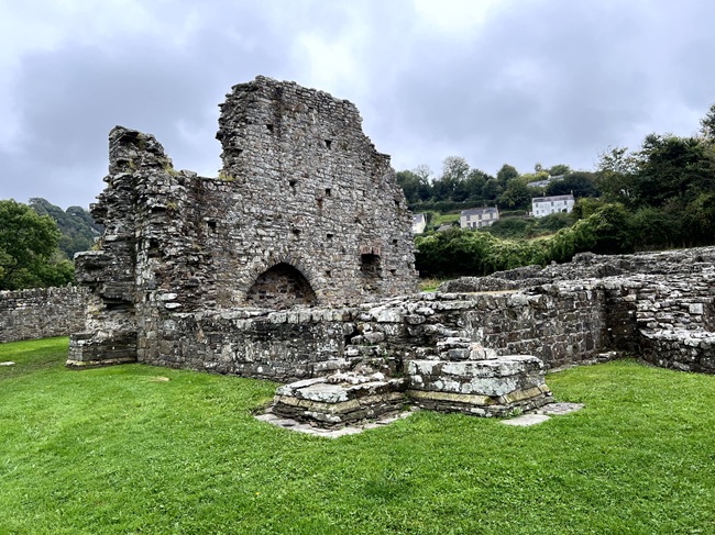 St Dogmaels Abbey Ruins in Pembrokeshire Wales
